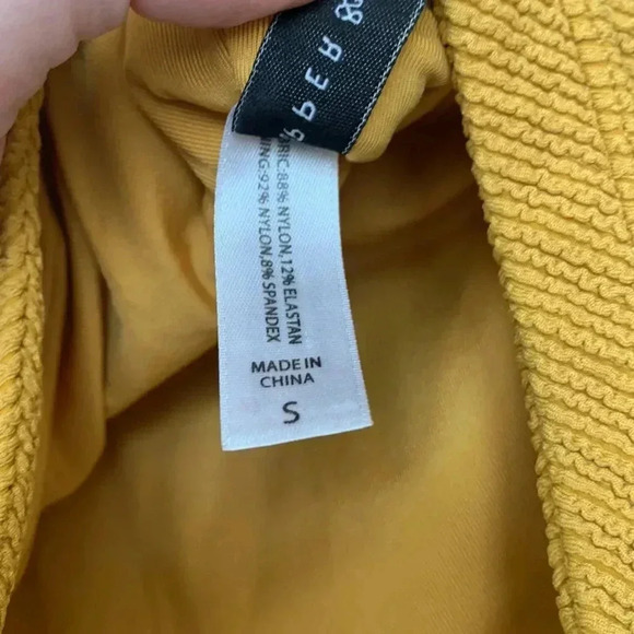 KOPPER & ZINC FREDDIE ONE PIECE BATHING SUIT TURMERIC SMALL - Picture 5 of 6